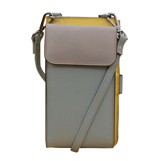 Leather Phone Wallet Crossbody Bag