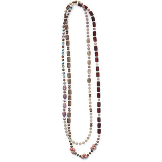 Wine and Chocolate Medley Necklace, 60"