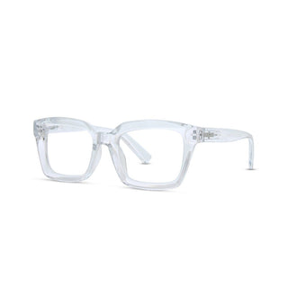 Square Eyeglass Readers, Clear