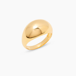 Gold Dome Ring, Vermeil