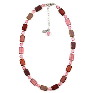 Multicolor Beaded Choker Necklace with Crystals