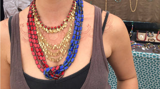 How to Create a statement piece from 2 Necklaces