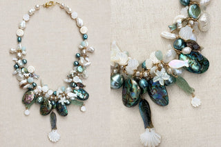 Mermaid Magic & a Blue Ribbon: My Over-the-Top Agricultural Fair Necklace