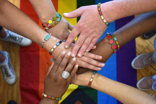 Meet Our Pride Progress Rainbow Bracelet- 50% of Sales Benefit Youth Pride MV!
