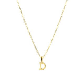 Initial Pendant Necklace