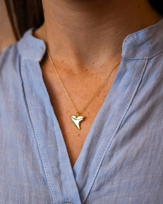Shark Tooth Pendant Necklace