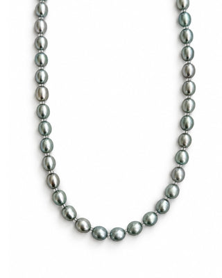 Teal Freshwater Pearl Necklace
