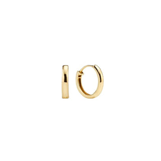 Huggie Hoop Earrings, 12mm