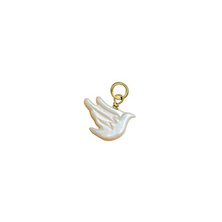 Mother of Pearl Dove Charm