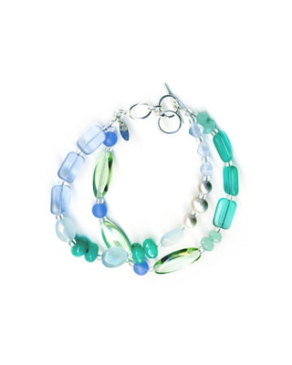 Seaglass Medley 2-Strand Bracelet