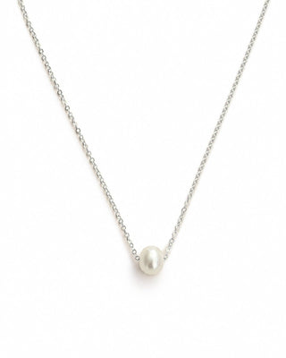 Freshwater Pearl Floating Pendant Necklace