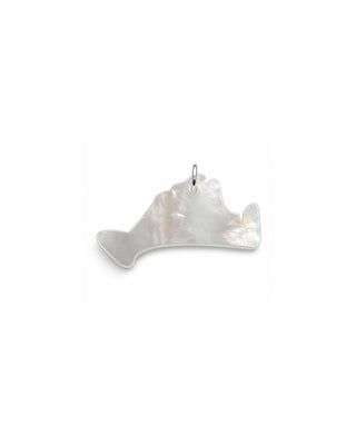 Statement Mother of Pearl Martha's Vineyard Island Charm