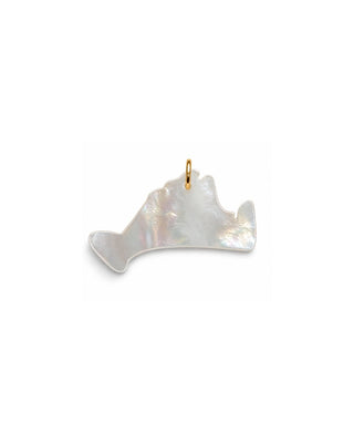 Statement Mother of Pearl Martha's Vineyard Island Charm