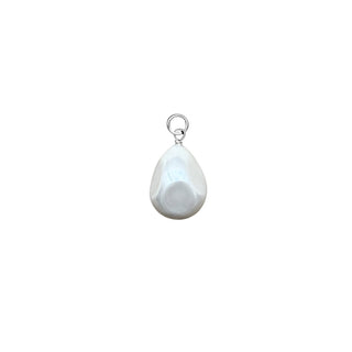 Chunky White Mother of Pearl Charm