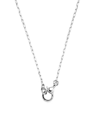 Paperclip Chain Mini Charm Holder Necklace