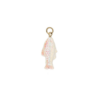 Clear Irridescent Fish Charm