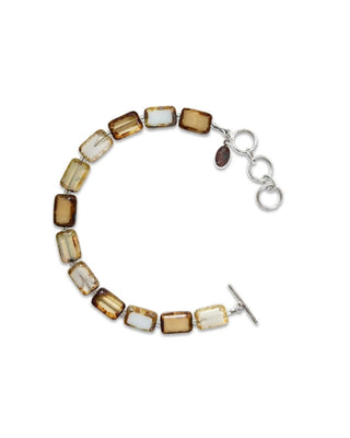 Sandy Mix Beaded Bracelet, Glass Beaded Bracelet