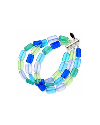 3-Strand Bracelet, Glass Beaded Bracelet, Trilogy