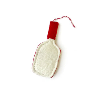 Pickleball Felt Wool Holiday Ornament