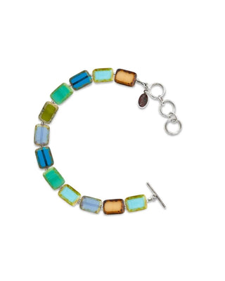 Tide Pools Mix Beaded Bracelet, Glass Beaded Bracelet