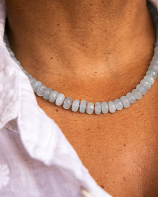 Aquamarine Coastal Blue Necklace