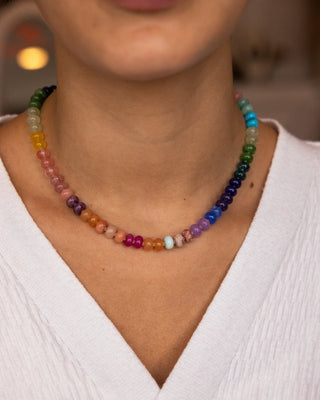 Rainbow Mix Smoothie Beaded Necklace
