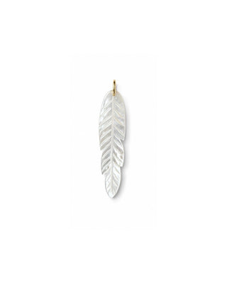 Feather Charm, Mother of Pearl