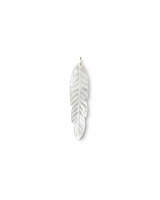 Feather Charm, Mother of Pearl