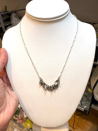 Gold Leaf or Silver Leaf Petite Necklace