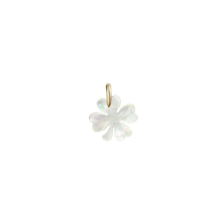 Four Leaf Clover Mother of Pearl Charm