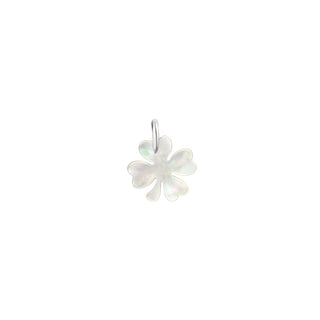 Four Leaf Clover Mother of Pearl Charm