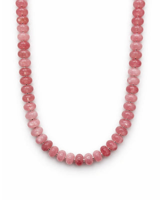 Blush Pink Smoothie Beaded Necklace