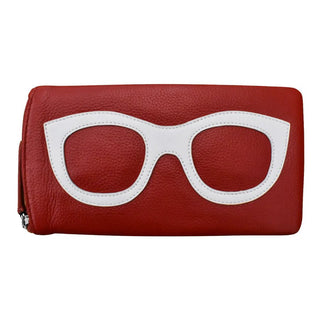Leather Eyeglass Case with Frame Design