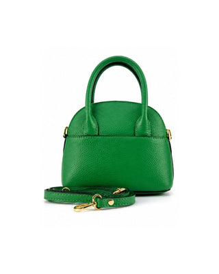 Small Top Handle Italian Leather Bag