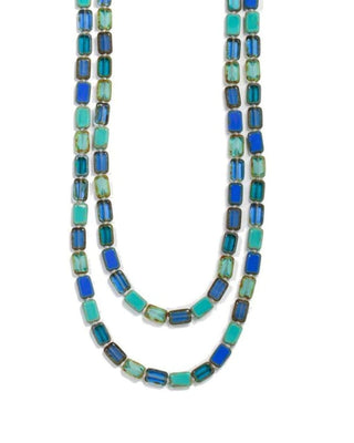 Long Beaded Necklace, 7 Ways to Wear, Trilogy 60"