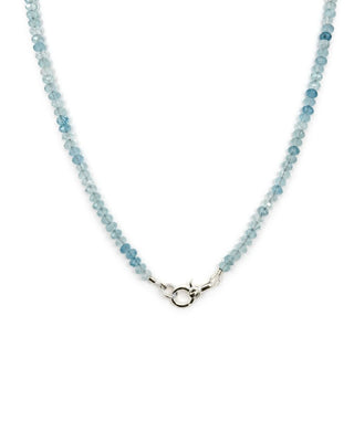 Aquamarine Mini Charm Holder Necklaces