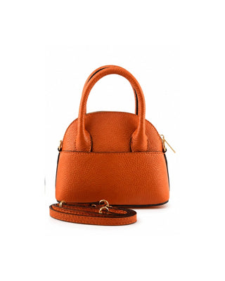 Small Top Handle Italian Leather Bag