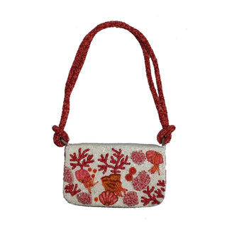Underwater Beaded Shoulder Bag
