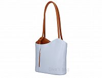 Italian Leather Convertible Backpack & Tote, Stylish