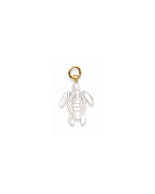 Mother of Pearl Sea Turtle Charm