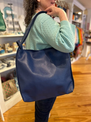 Convertible Italian Leather Backpack