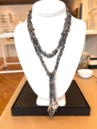 Gold or Silver Leaf Lariat