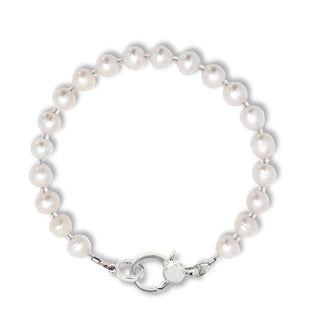 Pearl Charm Holder Bracelet
