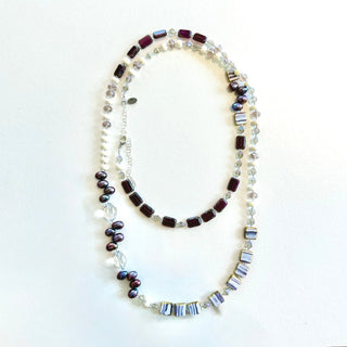 Wampalyke Medley, Convertible Necklace/Bracelet, 44"