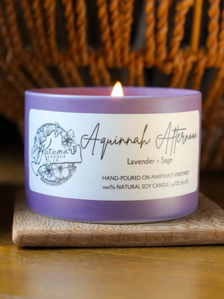 Lavender Sage 4oz Soy Candle | Katama Candle Company