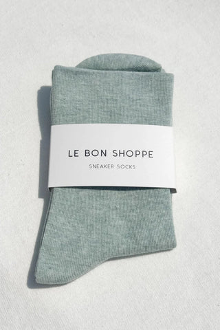 Seafoam Simple Cotton Ankle Sock