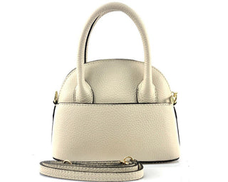Small Top Handle Italian Leather Bag