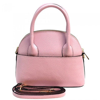 Small Top Handle Italian Leather Bag