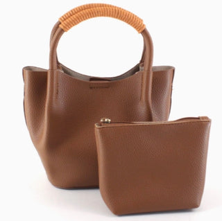 Mini Tote, Textured Rope Handle
