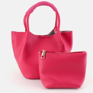 Mini Tote, Textured Rope Handle